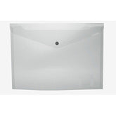 ► SOBRE PORTADOCUMENTOS PP A4 CON BROCHE TRANSPARENTE - Caja 12 unidades
